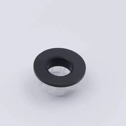 image-Bathroom Black/Gold/Silver Sink Round Hole Overflow Cover Basin Ceramic Pots Overflow Covers Kitchen Sink Bathroom Accessories