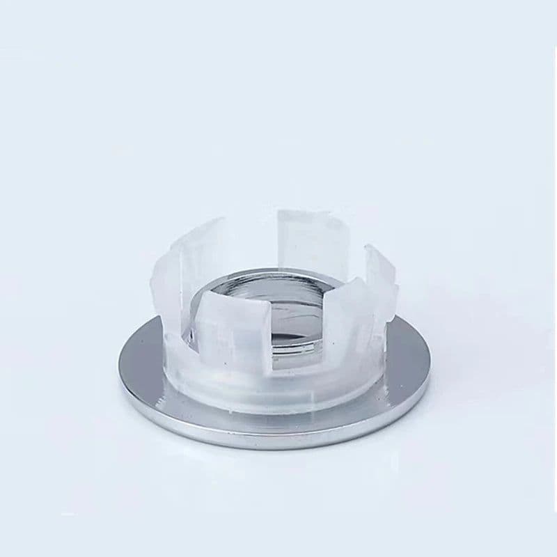 image-Bathroom Black/Gold/Silver Sink Round Hole Overflow Cover Basin Ceramic Pots Overflow Covers Kitchen Sink Bathroom Accessories