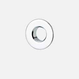 image-Bathroom Black/Gold/Silver Sink Round Hole Overflow Cover Basin Ceramic Pots Overflow Covers Kitchen Sink Bathroom Accessories