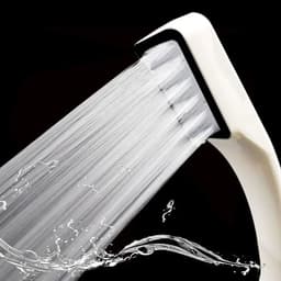 image-ZhangJi 300 Holes High Pressure Rainfall Shower Head Water Saving 3 Color Chrome Black White Sprayer Nozzle Bathroom Accessories