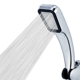 image-ZhangJi 300 Holes High Pressure Rainfall Shower Head Water Saving 3 Color Chrome Black White Sprayer Nozzle Bathroom Accessories