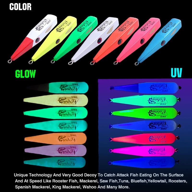 image-FJORD Pencil Bait 42g 55g 84g Needle Nose Surface Plug Trolling Fishing Hard Night Glow Saltwater Swimbait Sea Tuna Lures Items