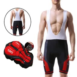 image-X-TIGER Cycling Bibs Shorts Summer Bike Breathable Men's 5D Gel Padded Bike Tights Triathlon Man Pro Licra Bicycle Shorts