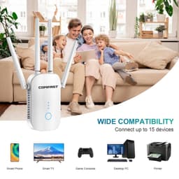 image-1200Mbps Dual Band 2.4G&5GHz WiFi Extender 802.11AC WiFi Repeater Powerful Wireless Router/AP AC1200 Wlan Wi Fi Range Amplifier