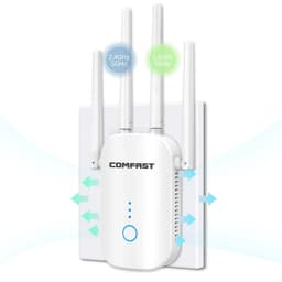 image-1200Mbps Dual Band 2.4G&5GHz WiFi Extender 802.11AC WiFi Repeater Powerful Wireless Router/AP AC1200 Wlan Wi Fi Range Amplifier