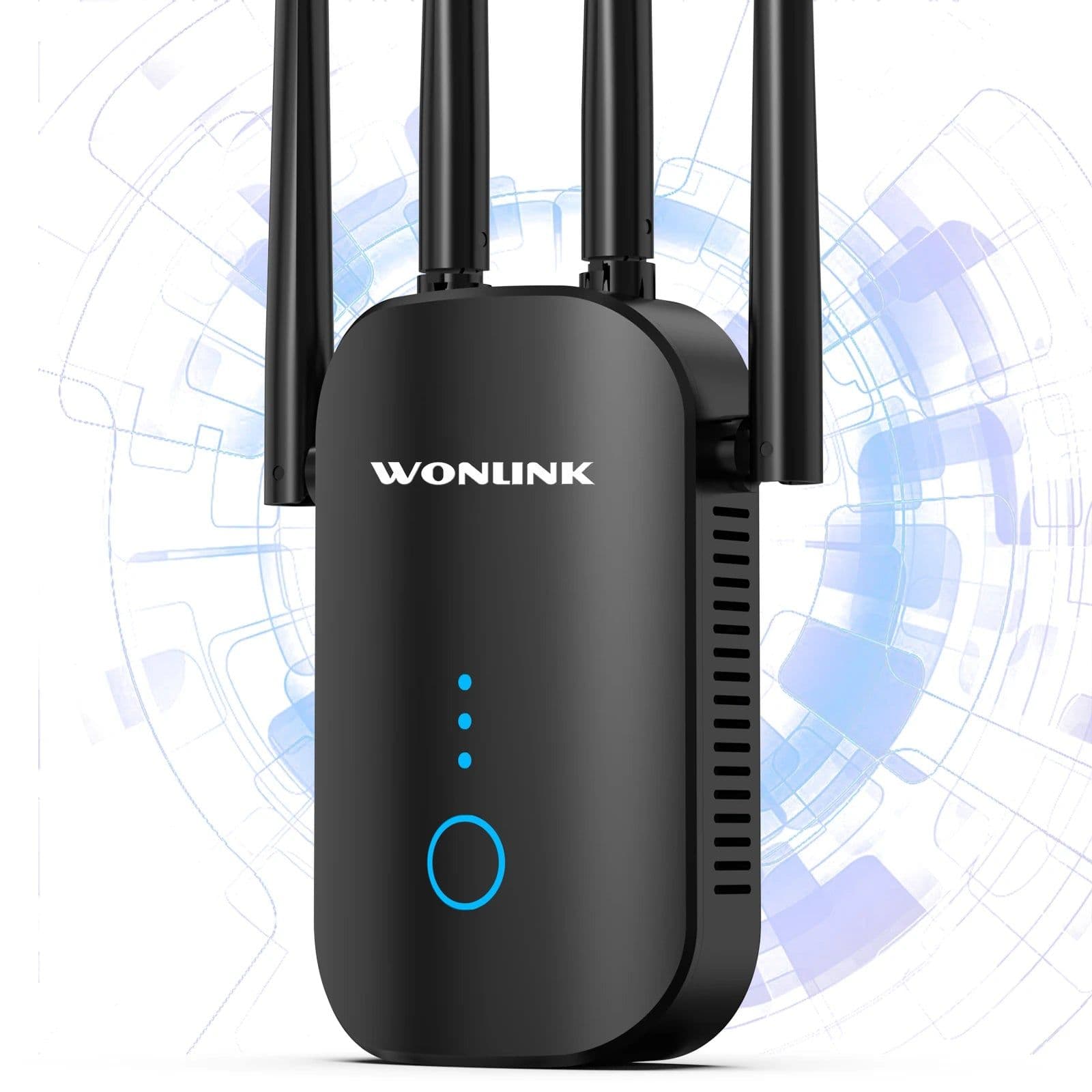 image-1200Mbps Dual Band 2.4G&5GHz WiFi Extender 802.11AC WiFi Repeater Powerful Wireless Router/AP AC1200 Wlan Wi Fi Range Amplifier