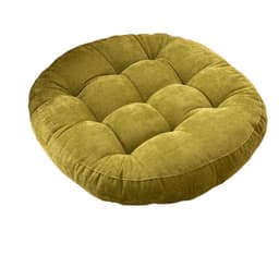 image-Inyahome Meditation Floor Round Pillow for Seating on Floor Solid Tufted Thick Pad Cushion For Yoga Balcony Chair Seat Cushions
