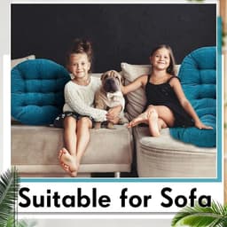image-Inyahome Meditation Floor Round Pillow for Seating on Floor Solid Tufted Thick Pad Cushion For Yoga Balcony Chair Seat Cushions