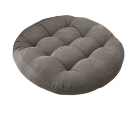 image-Inyahome Meditation Floor Round Pillow for Seating on Floor Solid Tufted Thick Pad Cushion For Yoga Balcony Chair Seat Cushions