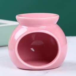 image-Porcelain Aroma Burner Essential Oil Furnace Mini Candle Holder Solid Color Ceramic Crafts Aromatherapy Diffuser Home Decor