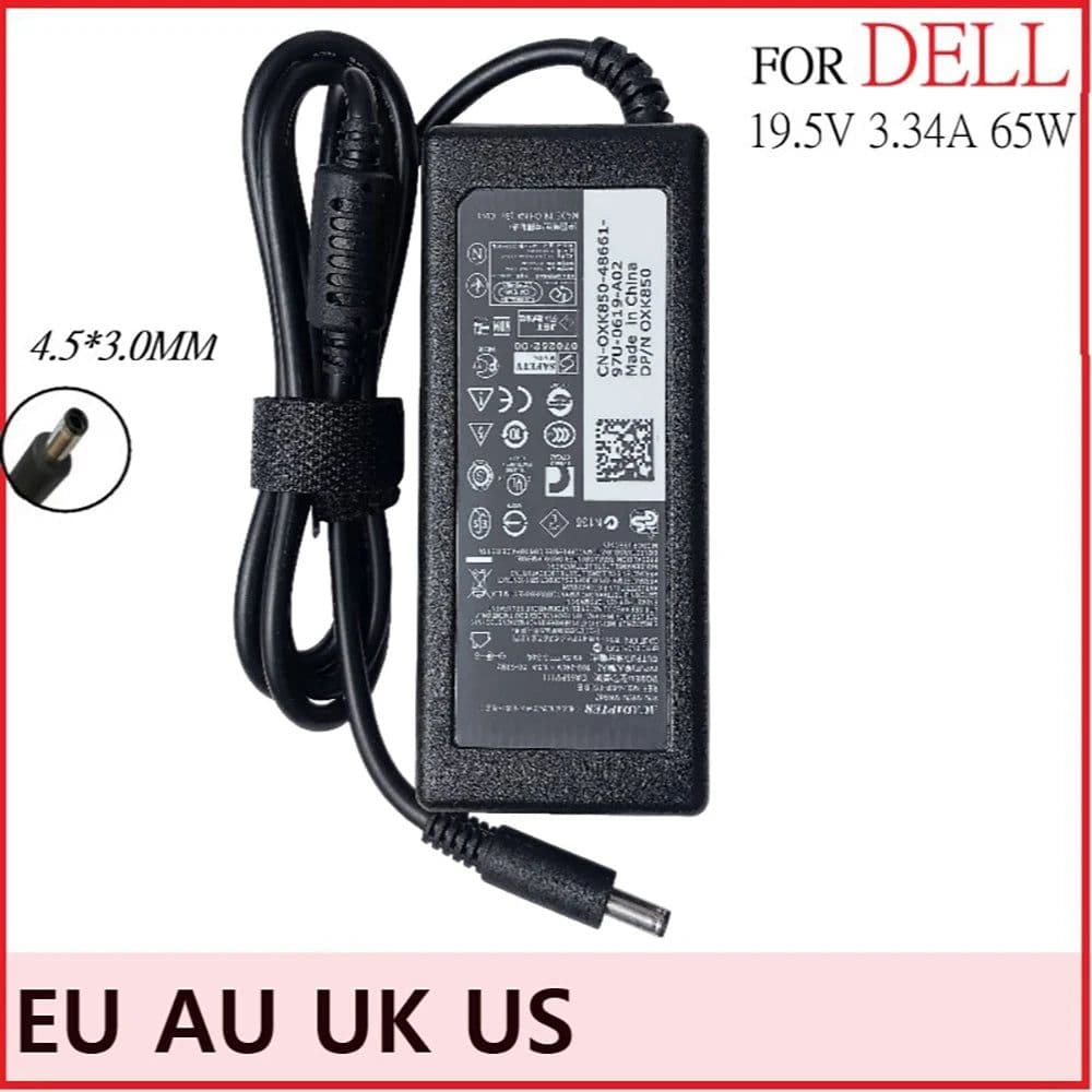 image-19.5V 3.34A 65W Laptop AC Power Adapter Charger For Dell Inspiron 15 3551 3552 3558 5551 5552 5555 5558 5559 7568 P28E P57G