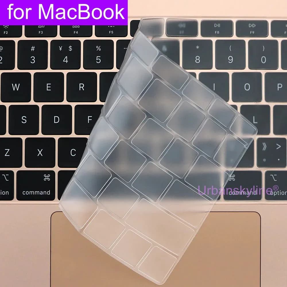 image-Keyboard Cover for Macbook Air 13 M2 15 Pro 14 M3 13 M1 16 Retina 11 Silicone Protector Skin Case A3113 A3114 A2681 A2941 A2992