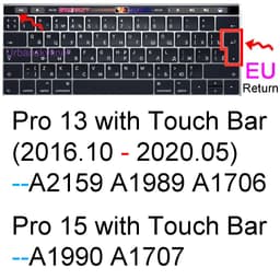 image-Keyboard Cover for Macbook Air 13 M2 15 Pro 14 M3 13 M1 16 Retina 11 Silicone Protector Skin Case A3113 A3114 A2681 A2941 A2992