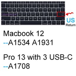 image-Keyboard Cover for Macbook Air 13 M2 15 Pro 14 M3 13 M1 16 Retina 11 Silicone Protector Skin Case A3113 A3114 A2681 A2941 A2992