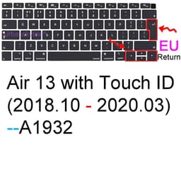 image-Keyboard Cover for Macbook Air 13 M2 15 Pro 14 M3 13 M1 16 Retina 11 Silicone Protector Skin Case A3113 A3114 A2681 A2941 A2992