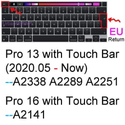 image-Keyboard Cover for Macbook Air 13 M2 15 Pro 14 M3 13 M1 16 Retina 11 Silicone Protector Skin Case A3113 A3114 A2681 A2941 A2992
