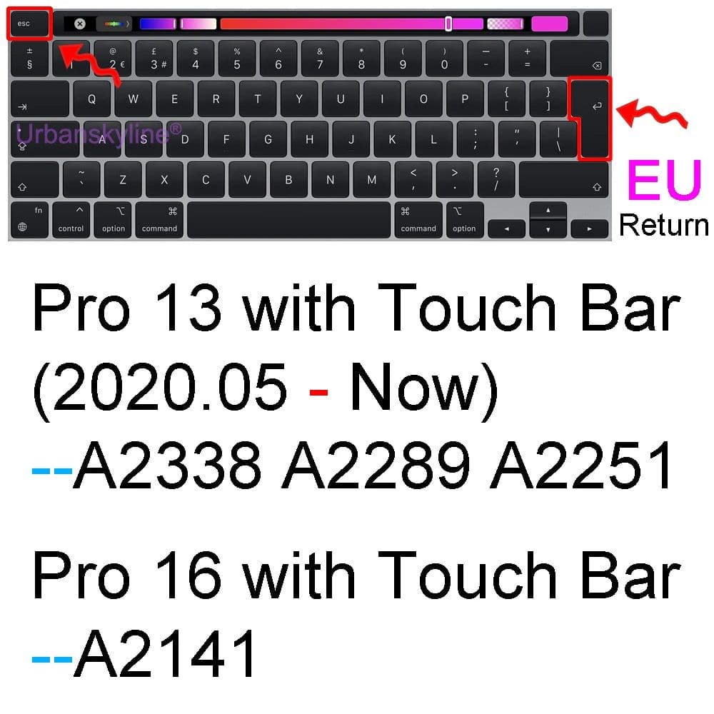 image-Keyboard Cover for Macbook Air 13 M2 15 Pro 14 M3 13 M1 16 Retina 11 Silicone Protector Skin Case A3113 A3114 A2681 A2941 A2992
