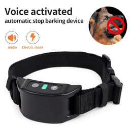 image-USB Rechargeable Dog Training Collars Auto Anti-Bark Collar Safety Static Shock 7 Sensitivity Level Nylon Collar Pet Supplies