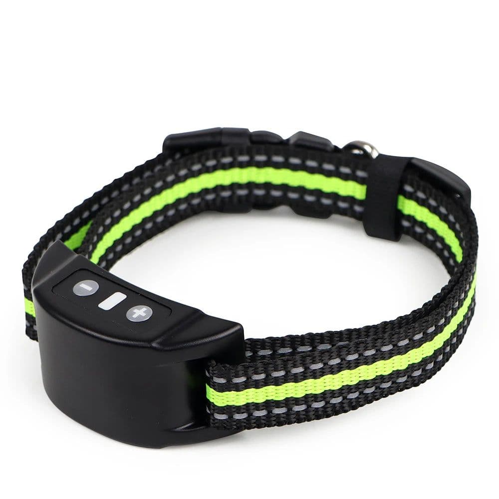 image-USB Rechargeable Dog Training Collars Auto Anti-Bark Collar Safety Static Shock 7 Sensitivity Level Nylon Collar Pet Supplies