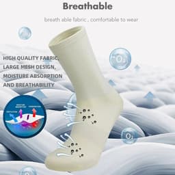 image-5 Pairs Cycling Socks Men Women Breathable Crew Bike Running Socks Fashion Compression Climbing Travelling Walking Hiking Socks