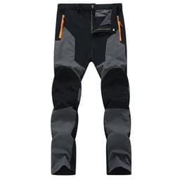 image-TRVLWEGO Men Summer Hiking Pants Wear-resistant Water Splash Prevention Quick Dry UV Proof Elastic Thin Camping Trousers