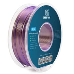 image-Geeetech Double Colors BiColor Silk PLA Filament , 3D Filament 1,75 mm 1KG Spool Wire (+/-0.03mm) Vacuum packaging