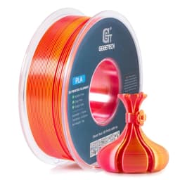 image-Geeetech Double Colors BiColor Silk PLA Filament , 3D Filament 1,75 mm 1KG Spool Wire (+/-0.03mm) Vacuum packaging