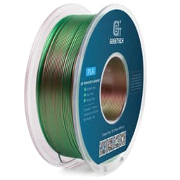 image-Geeetech Double Colors BiColor Silk PLA Filament , 3D Filament 1,75 mm 1KG Spool Wire (+/-0.03mm) Vacuum packaging