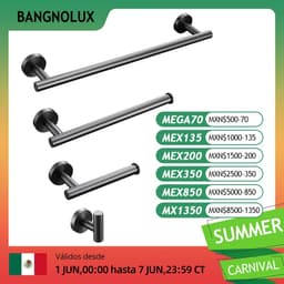 image-Stainless Steel Bathroom Accessories Hardware Set Towel Rack Toilet Roll Paper Holder Bar Hanger Hook Brushed Gunmetal Grey