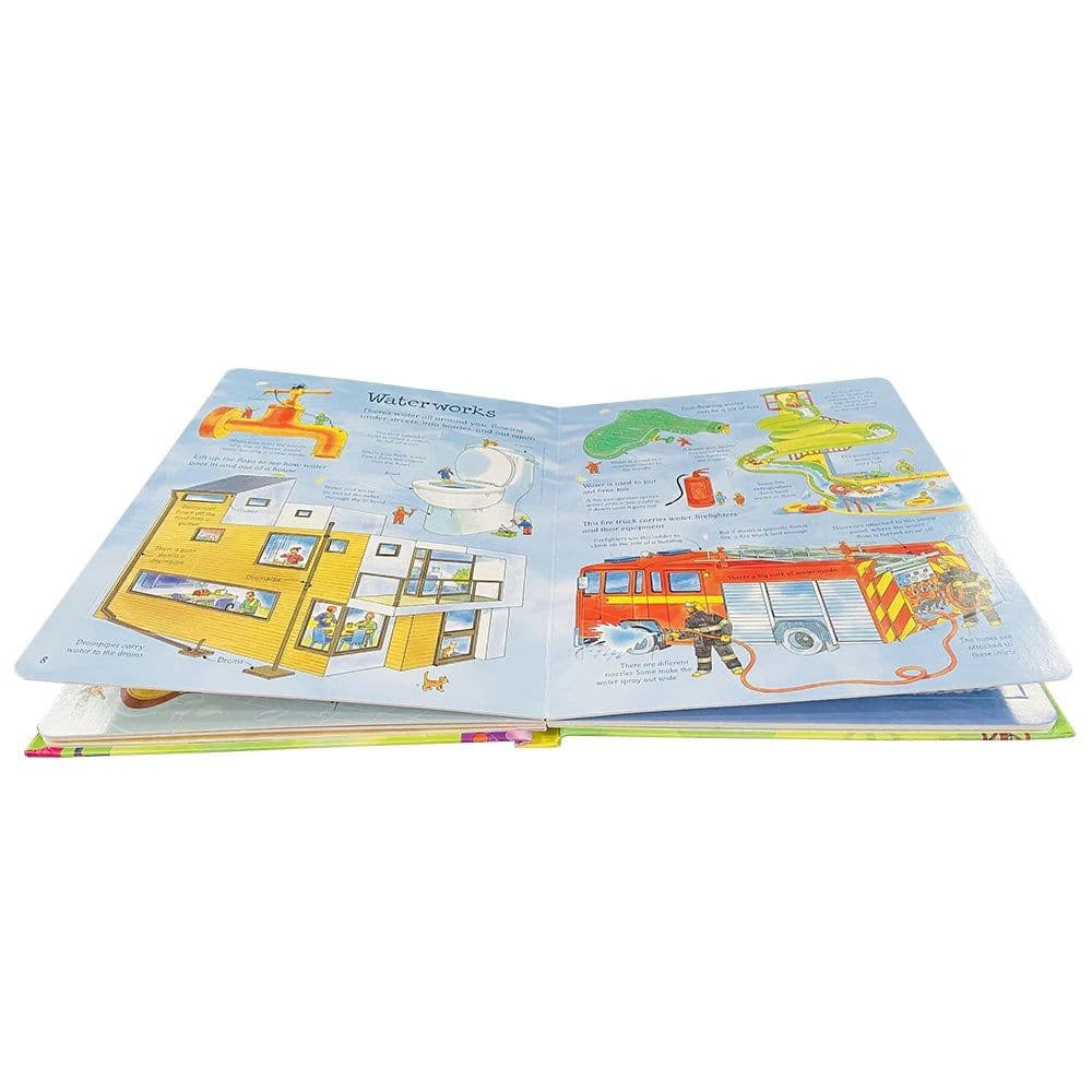 image-How Things Work Usborne See Inside Science Education English Flap Picture Cardboard Book for Kids Child Learning Toys Montessori