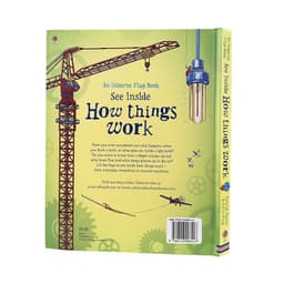 image-How Things Work Usborne See Inside Science Education English Flap Picture Cardboard Book for Kids Child Learning Toys Montessori