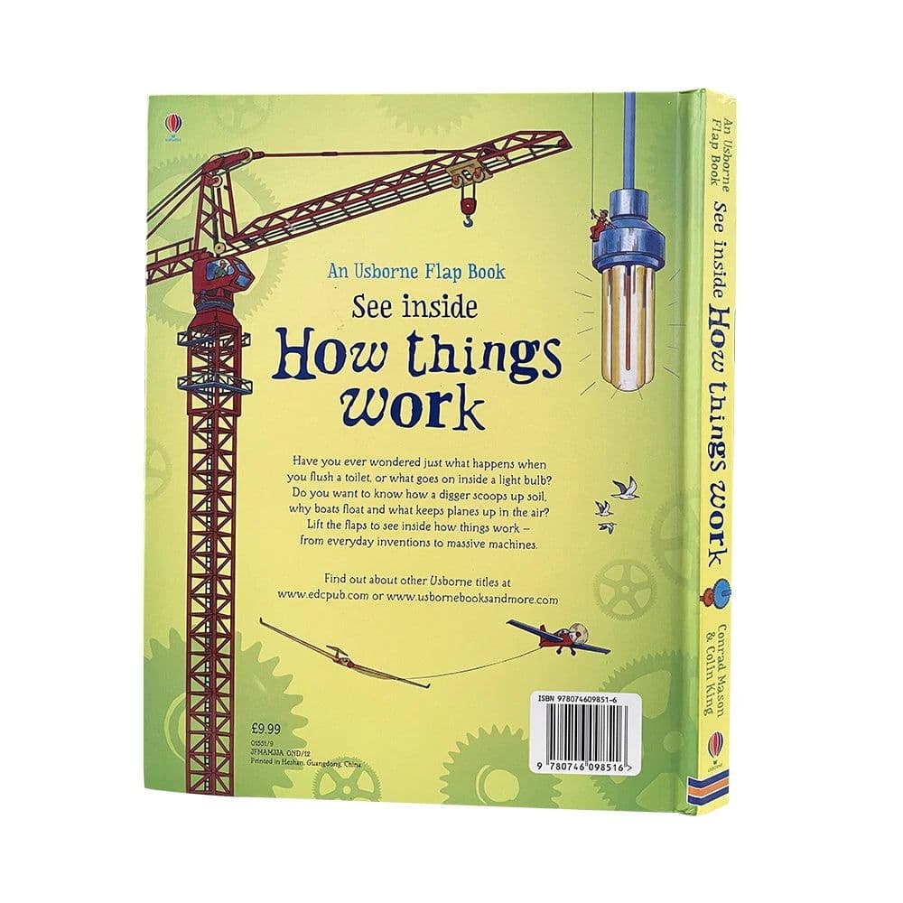 image-How Things Work Usborne See Inside Science Education English Flap Picture Cardboard Book for Kids Child Learning Toys Montessori