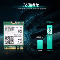 image-WiFi Intel AX210 Bluetooth 5.3 M.2 Wireless Card AX210NGW 5374Mbps 2.4Ghz 5Ghz 6Ghz 802.11ax Wifi Adapter For laptop PC