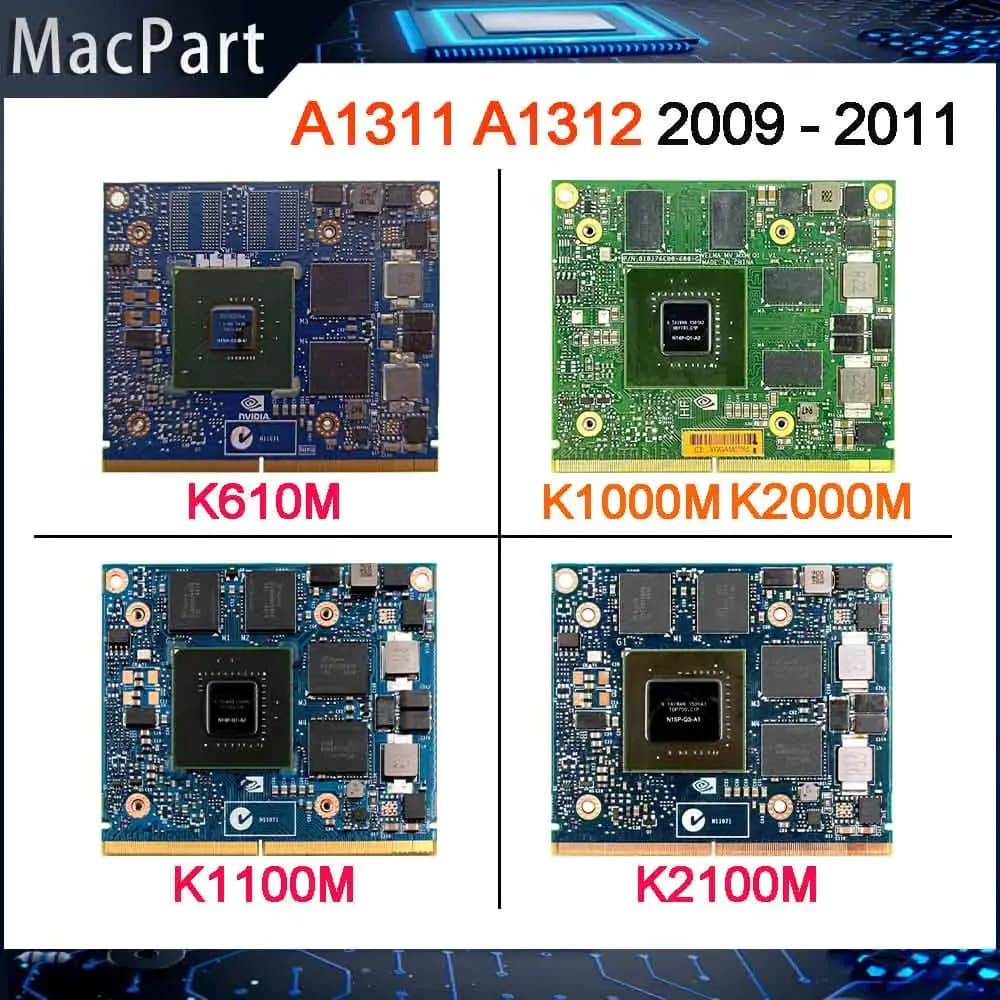 image-Quadro K610M 1GB K1000M K1100M K2000M K2100M 2GB Video Card K610 K1000 K1100 K2000 K2100 For iMac A1311 A1312 2009 2010 2011
