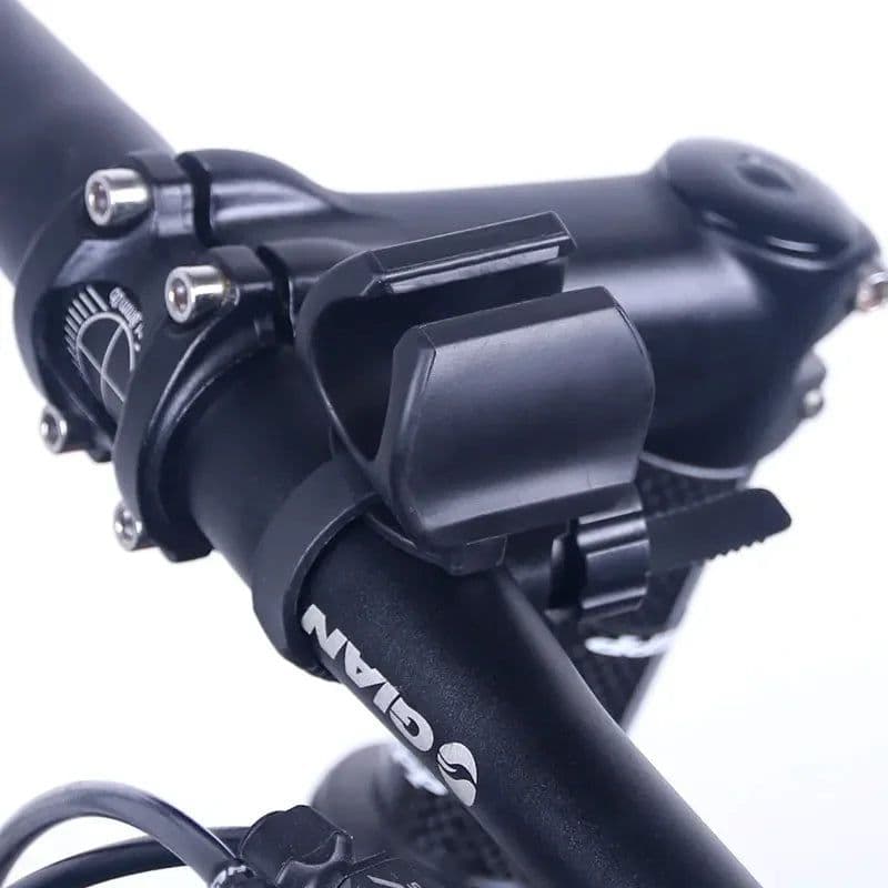 image-Bicycle Light Holder Bike Lantern Bracket Flashlight Torch Mount Clamp Lamp Clip Cycling LED Lights Device Installation Parts