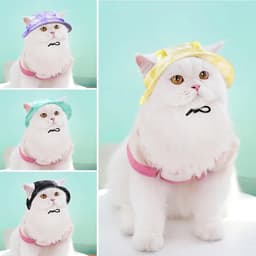 image-Pet Hat With Ear Holes Sunscreen Baseball Cap For Large Medium Small Dogs Summer Dog Cap Sun Hat Outdoor Hiking Hat Pet Product