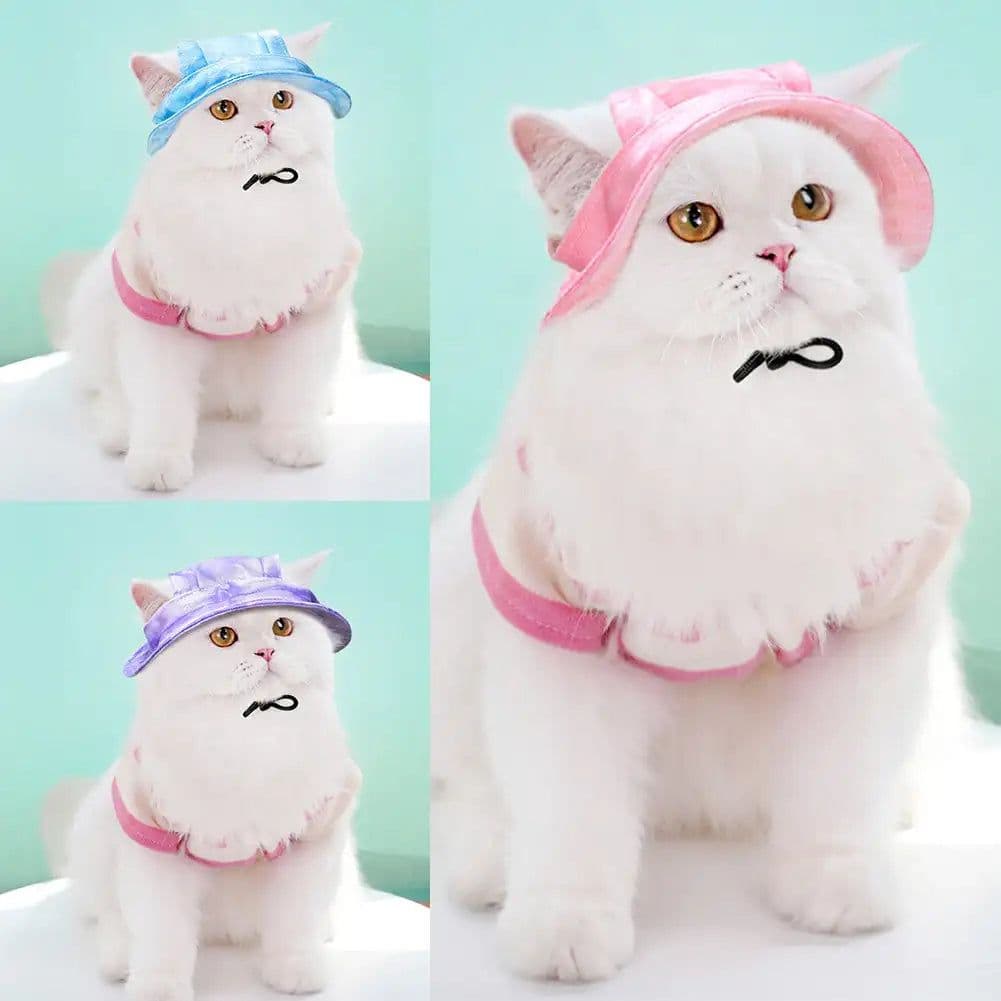 image-Pet Hat With Ear Holes Sunscreen Baseball Cap For Large Medium Small Dogs Summer Dog Cap Sun Hat Outdoor Hiking Hat Pet Product