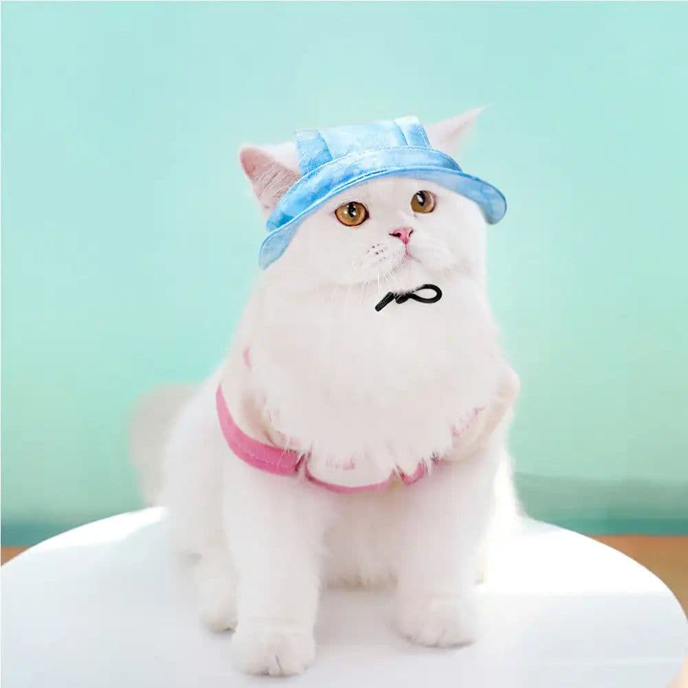 image-Pet Hat With Ear Holes Sunscreen Baseball Cap For Large Medium Small Dogs Summer Dog Cap Sun Hat Outdoor Hiking Hat Pet Product