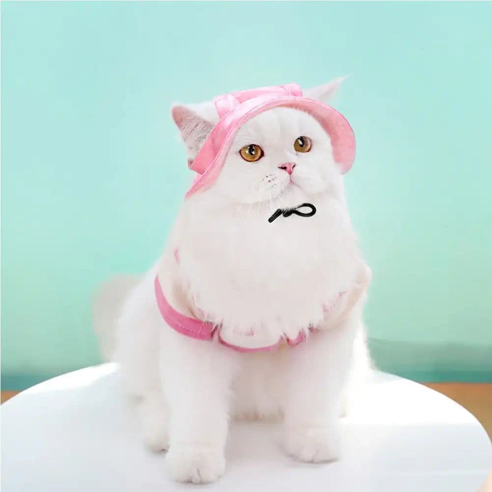 image-Pet Hat With Ear Holes Sunscreen Baseball Cap For Large Medium Small Dogs Summer Dog Cap Sun Hat Outdoor Hiking Hat Pet Product