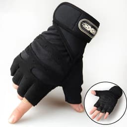 image-Gym Gloves for Men Women Fitness Weight Lifting Wristband Gloves Body Building Training Sports Exercise Cycling Glove Shockproof
