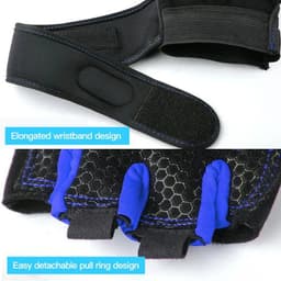 image-Gym Gloves for Men Women Fitness Weight Lifting Wristband Gloves Body Building Training Sports Exercise Cycling Glove Shockproof