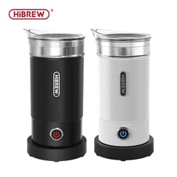 image-HiBREW Electric Milk Frother Frothing Foamer Chocolate Mixer Cold/Hot Latte Cappuccino fully automatic Milk Warmer Cool M1A
