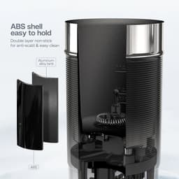 image-HiBREW Electric Milk Frother Frothing Foamer Chocolate Mixer Cold/Hot Latte Cappuccino fully automatic Milk Warmer Cool M1A