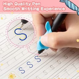 image-New Reusable Learning Math English 3D Calligraphy Book Drawing Copybook Numbers Education for Kids Letter Practice Toy Gifts