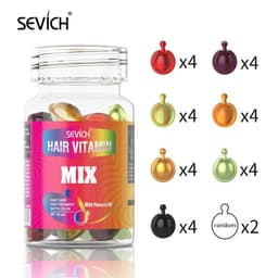 image-Sevich Mix Hair Vitamin Capsule Hair Treatment Oil Repair Damaged Smooth Hair Care Serum Nourishing Keratin Complex Oil