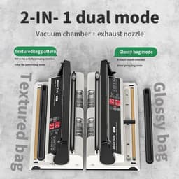 image-MAGIC SEAL MS400 Food Vacuum Sealer Machine Best Vacuum Sealer Packaging Machine Plastic Bag Sealer Common To All Bags