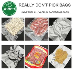 image-MAGIC SEAL MS400 Food Vacuum Sealer Machine Best Vacuum Sealer Packaging Machine Plastic Bag Sealer Common To All Bags
