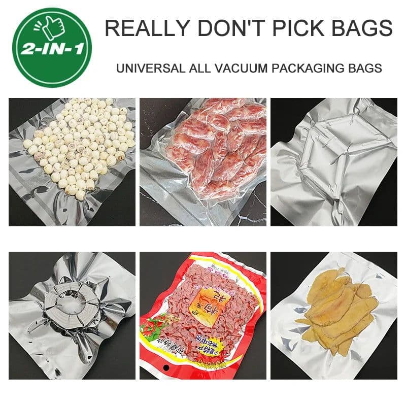 image-MAGIC SEAL MS400 Food Vacuum Sealer Machine Best Vacuum Sealer Packaging Machine Plastic Bag Sealer Common To All Bags