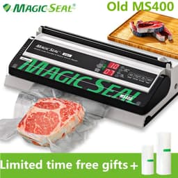 image-MAGIC SEAL MS400 Food Vacuum Sealer Machine Best Vacuum Sealer Packaging Machine Plastic Bag Sealer Common To All Bags