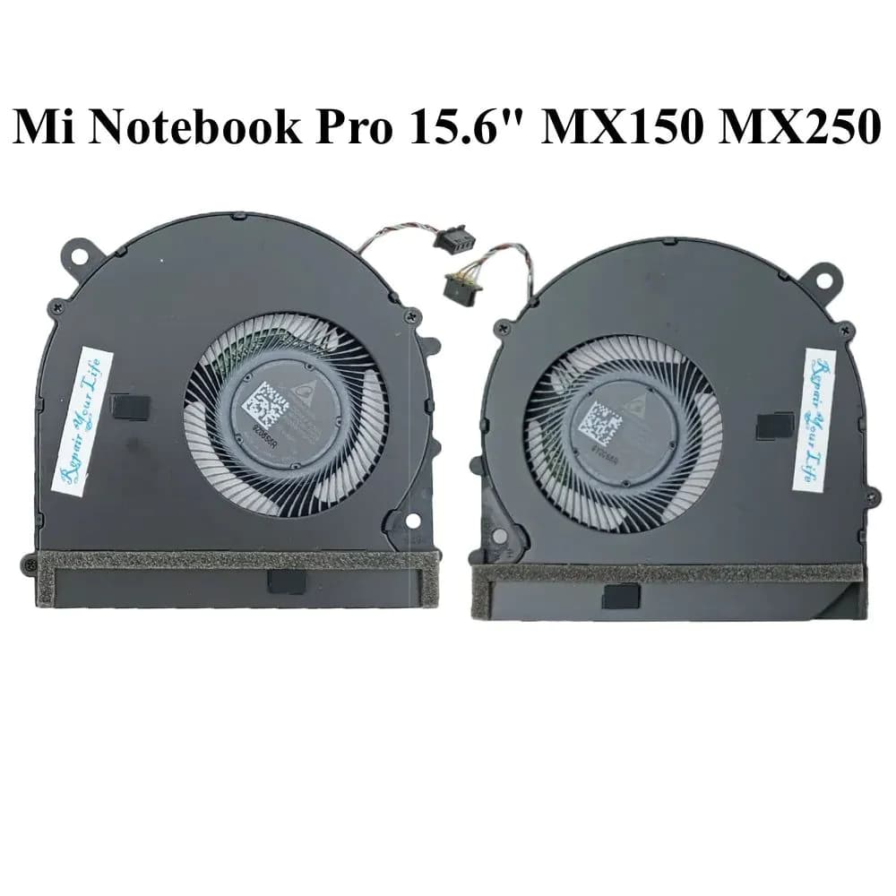 image-CPU GPU Cooling Fan For Xiaomi Mi Notebook Pro 15.6" MX150 MX250 MX350 181501-AD Computer Cooler Radiators ND55C05 ND75C07-19E14